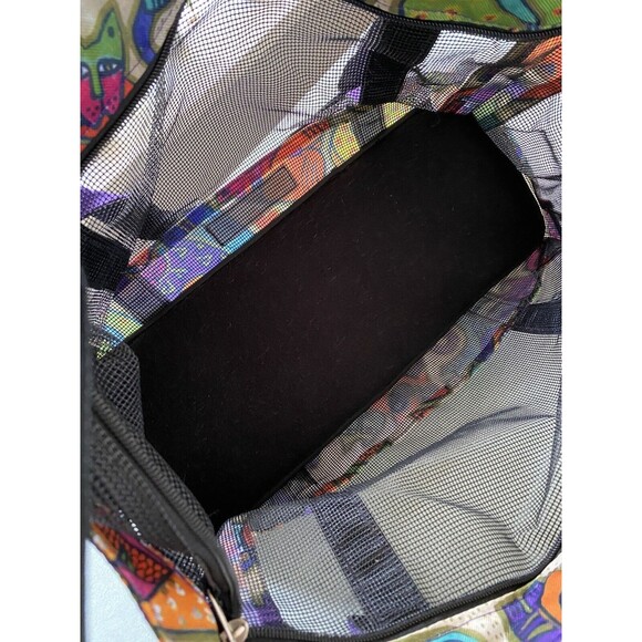 NEW w TAGS Laurel Burch Art Cat/Sm Dog Carrier Soft Top Tote Fabric Mesh Bag - Picture 10 of 11
